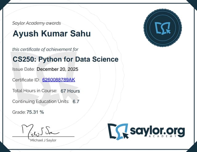 Python for Data Science